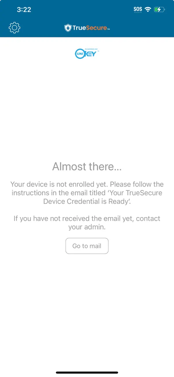 Screenshot #1 pour TrueSecure Key