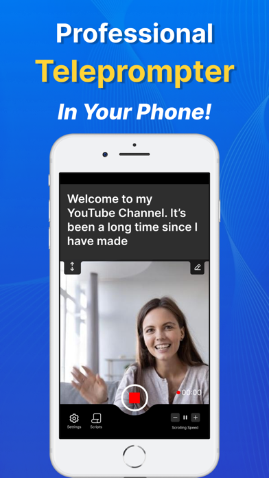 Teleprompter - AI Captions App iPhone screenshot 2 - Photo & Video app