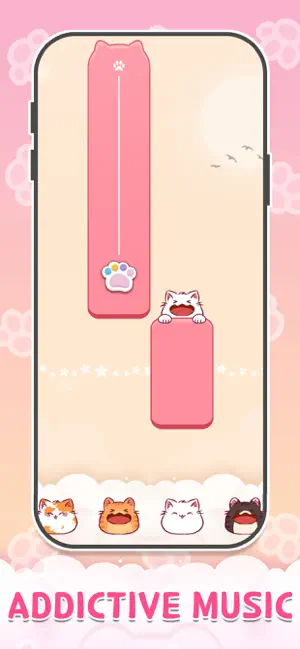 Meow Tiles: Kpop & Cats Piano! screenshot 4