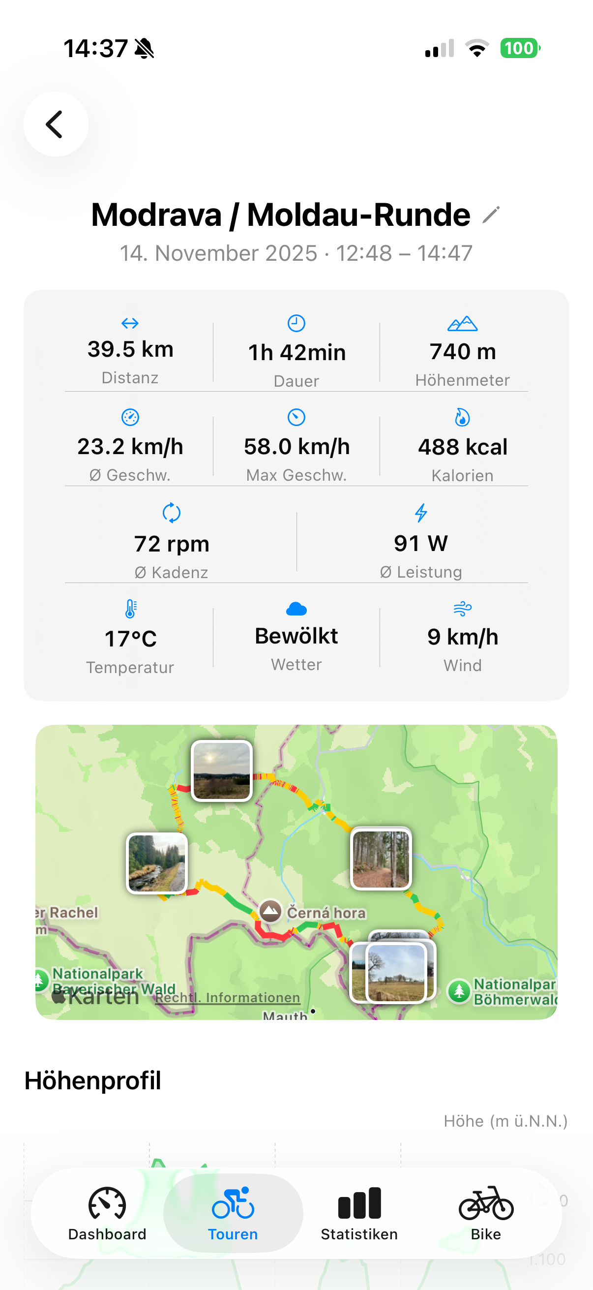 EBikeData screenshot 3
