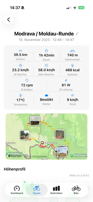 EBikeData screenshot 3
