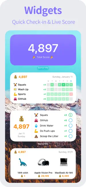 BetterWe - Habit Todo Wish screenshot 2