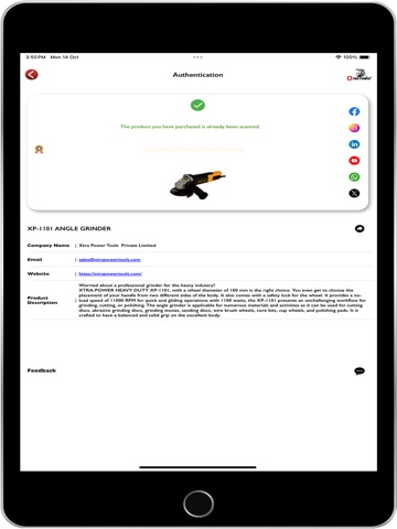 XtraPower Tools iPad screenshot