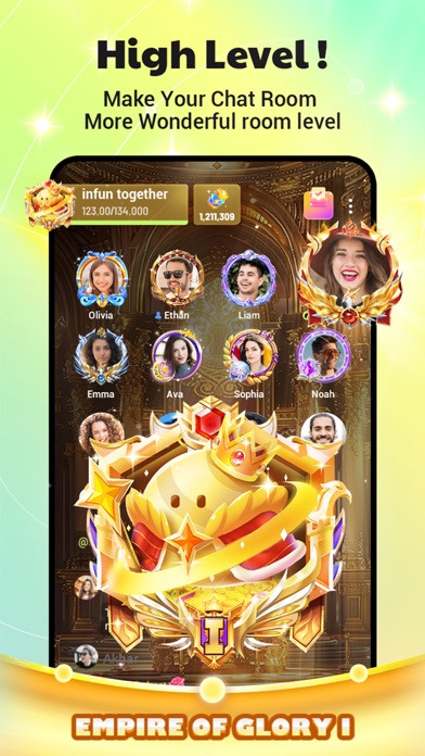 infun: Group Voice Chat Rooms Screenshot
