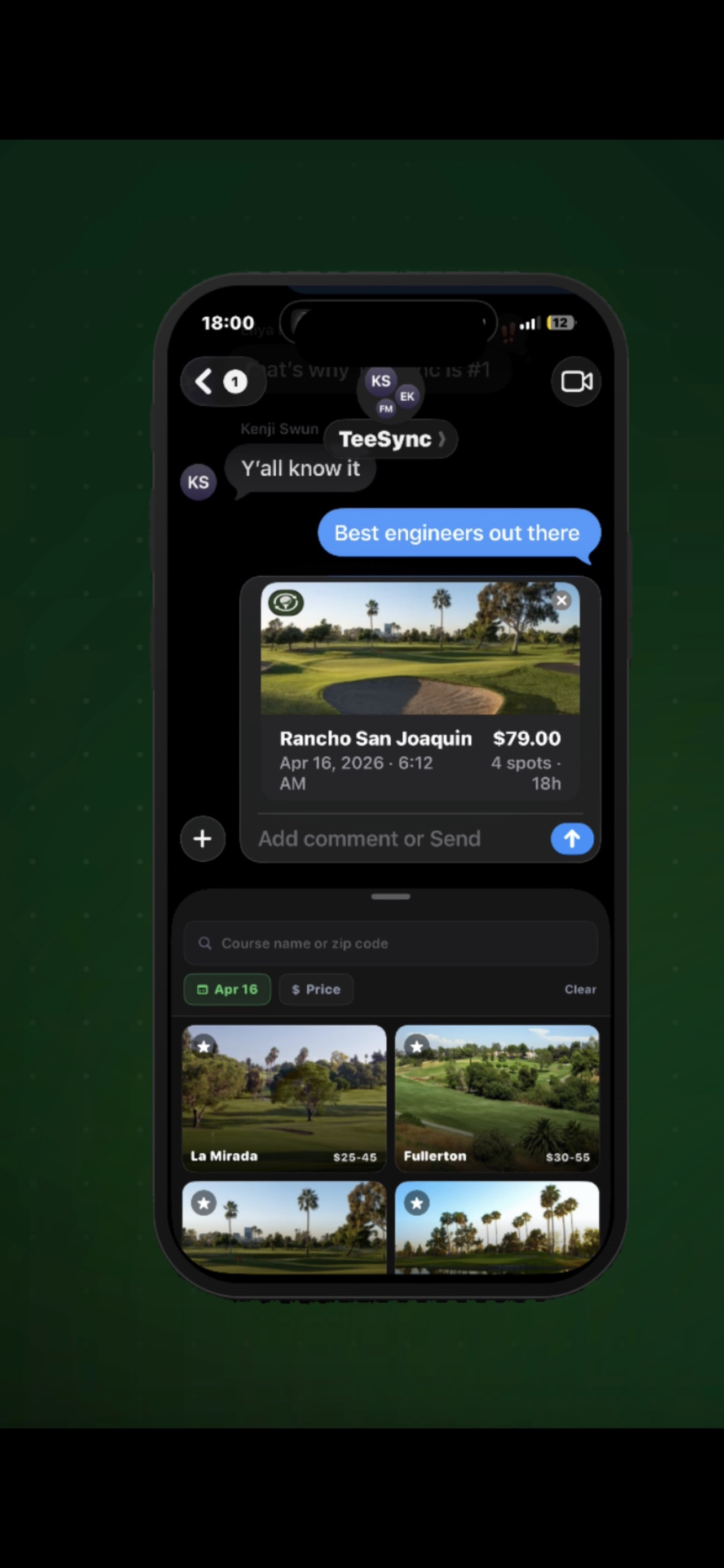 TeeSync Golf screenshot 12