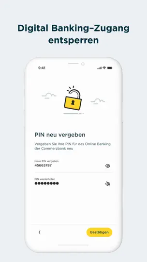 Screenshot von Commerzbank PhotoTAN auf dem iPhone 7