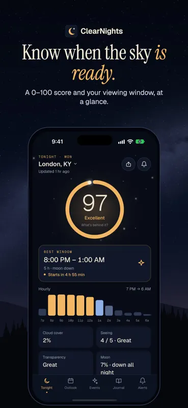 Stargazing - ClearNights screenshot 1 of 6