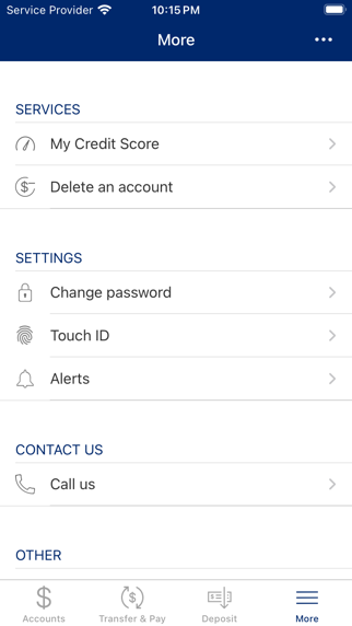 MHFCU Mobile Banking Screenshot