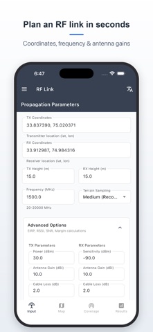 RF Link — Signal Strength, LOS Screenshot 4 of 6