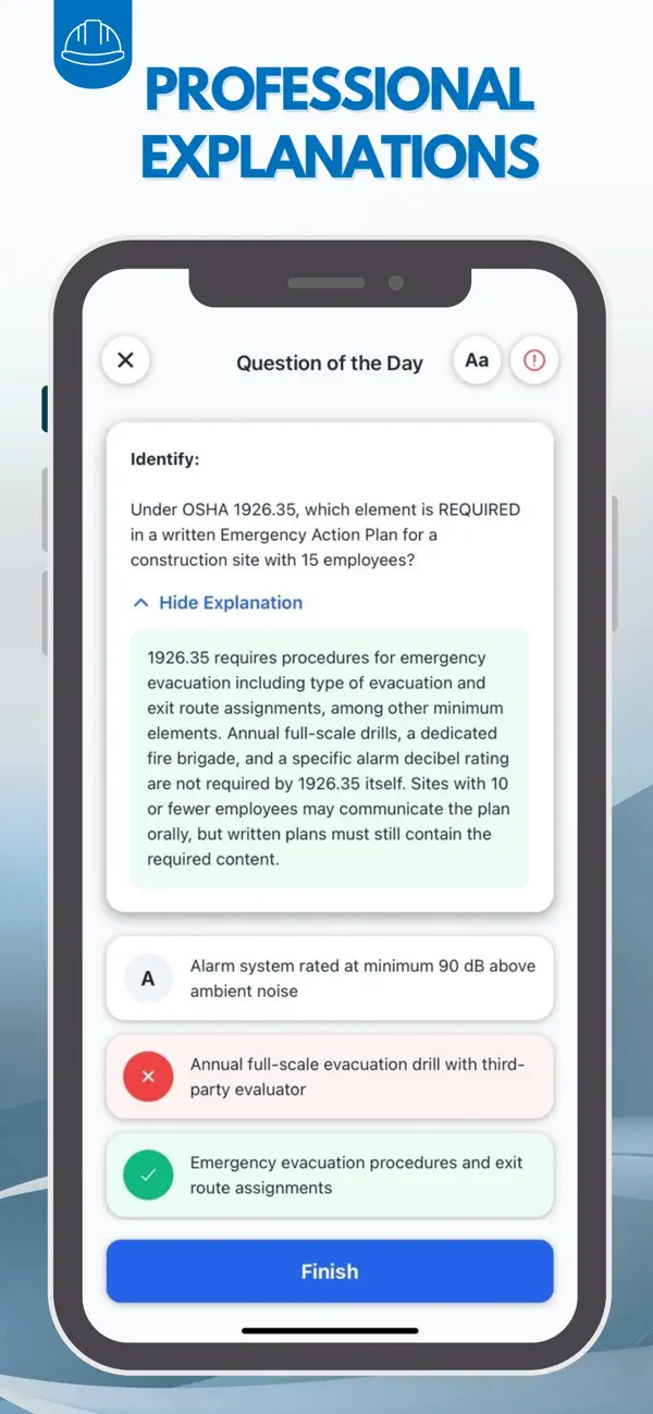 Screenshot #3 pour BCSP CHST Exam Prep 2026