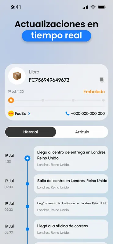 Buscador de paquetes screenshot 2 of 6