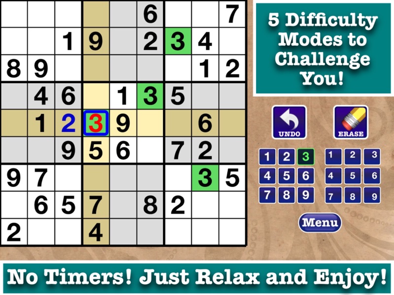 Stress Free Sudoku Game Book! screenshot 10
