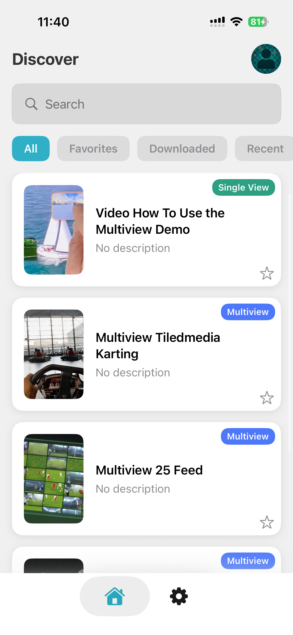 Tiledmedia Player screenshot 3