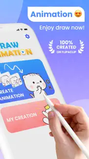 How to cancel & delete draw animation - flipbook app 1