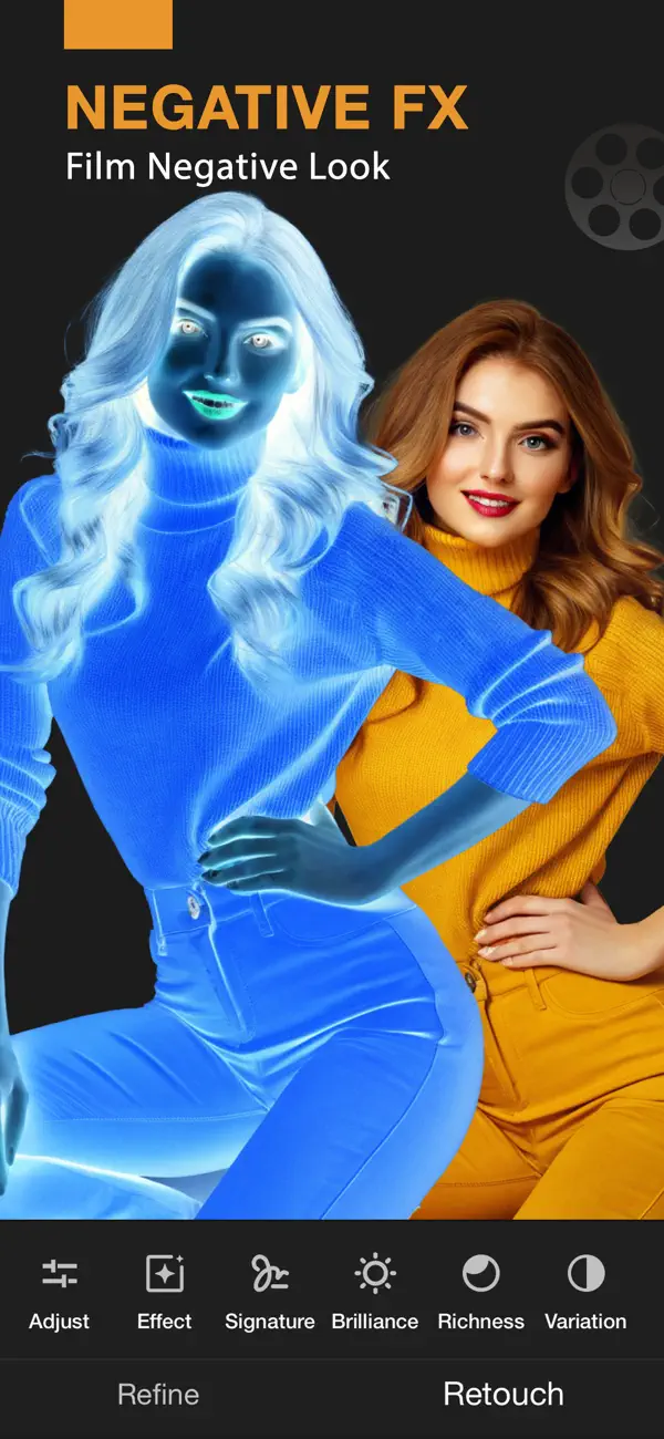 Screenshot #1 pour Negative Photo Effects HD