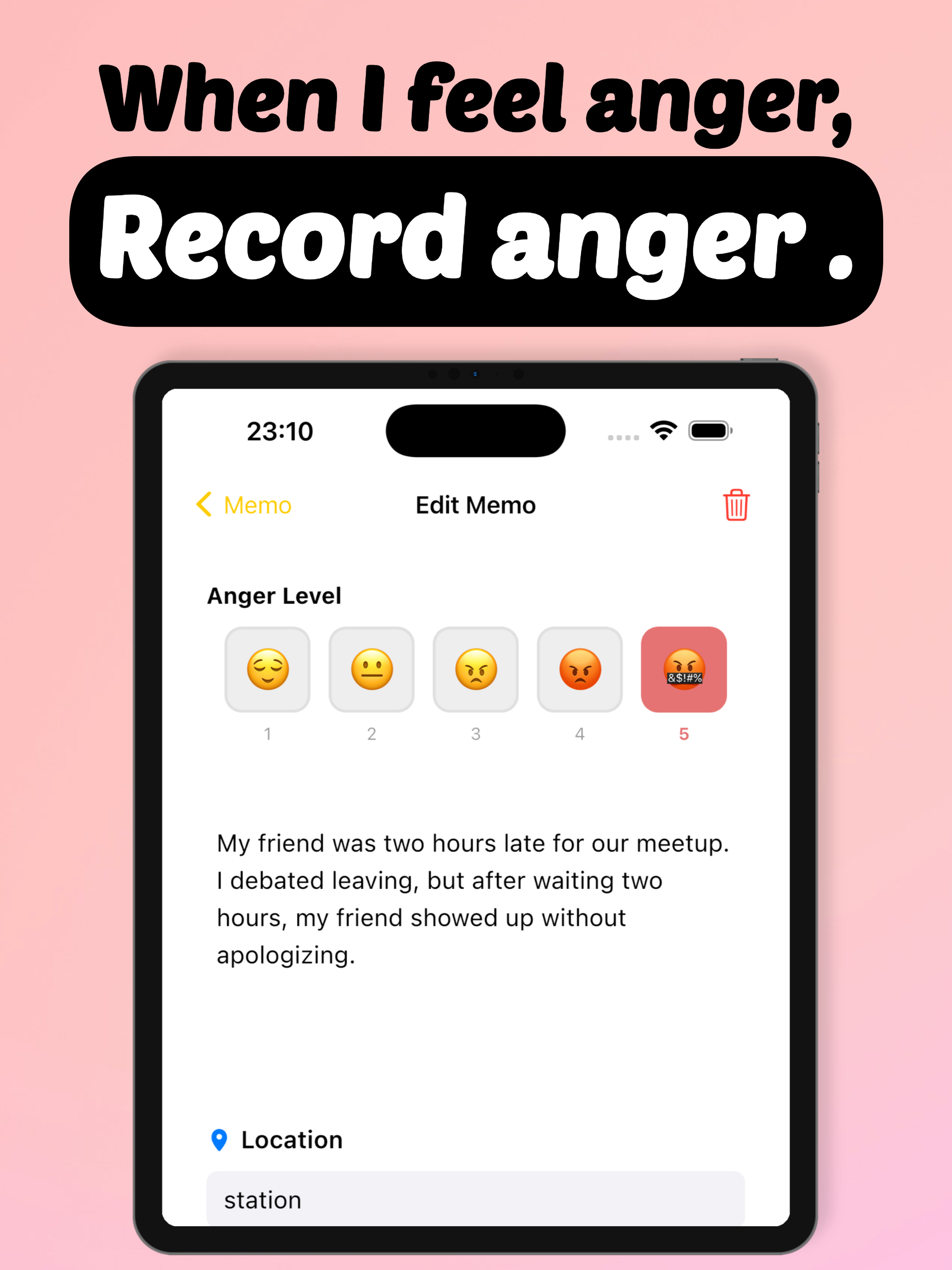 AngerNote Anger Management