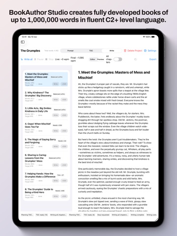 BookAuthor-Studio iPad screenshot