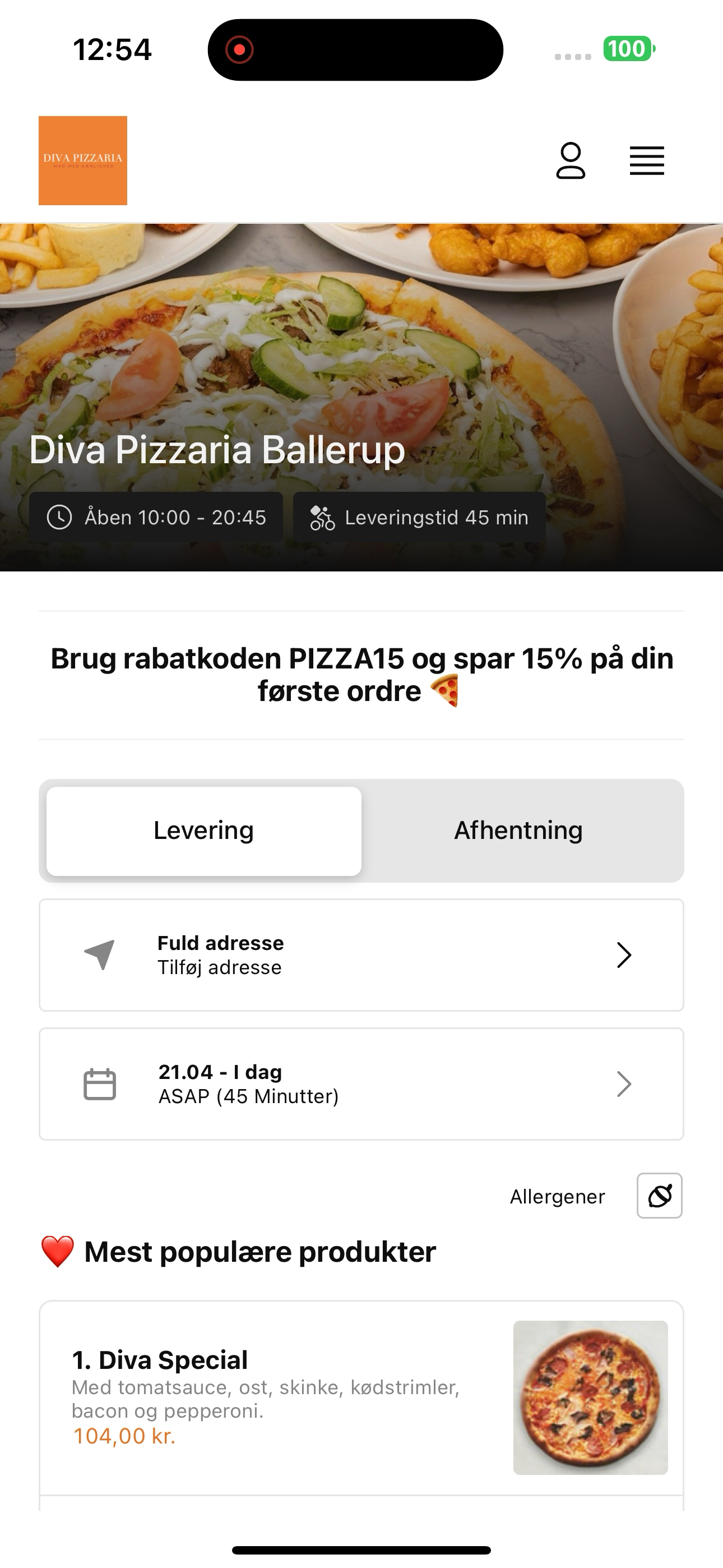 Diva Pizzaria