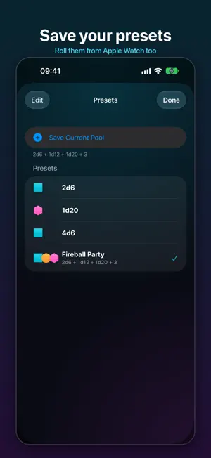 Dice Roller: D&D & RPG screenshot 3