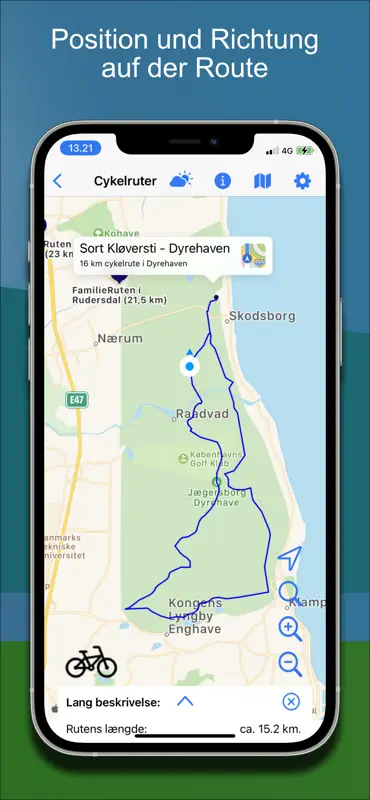 Fahrradrouten in Dänemark screenshot 3 of 10