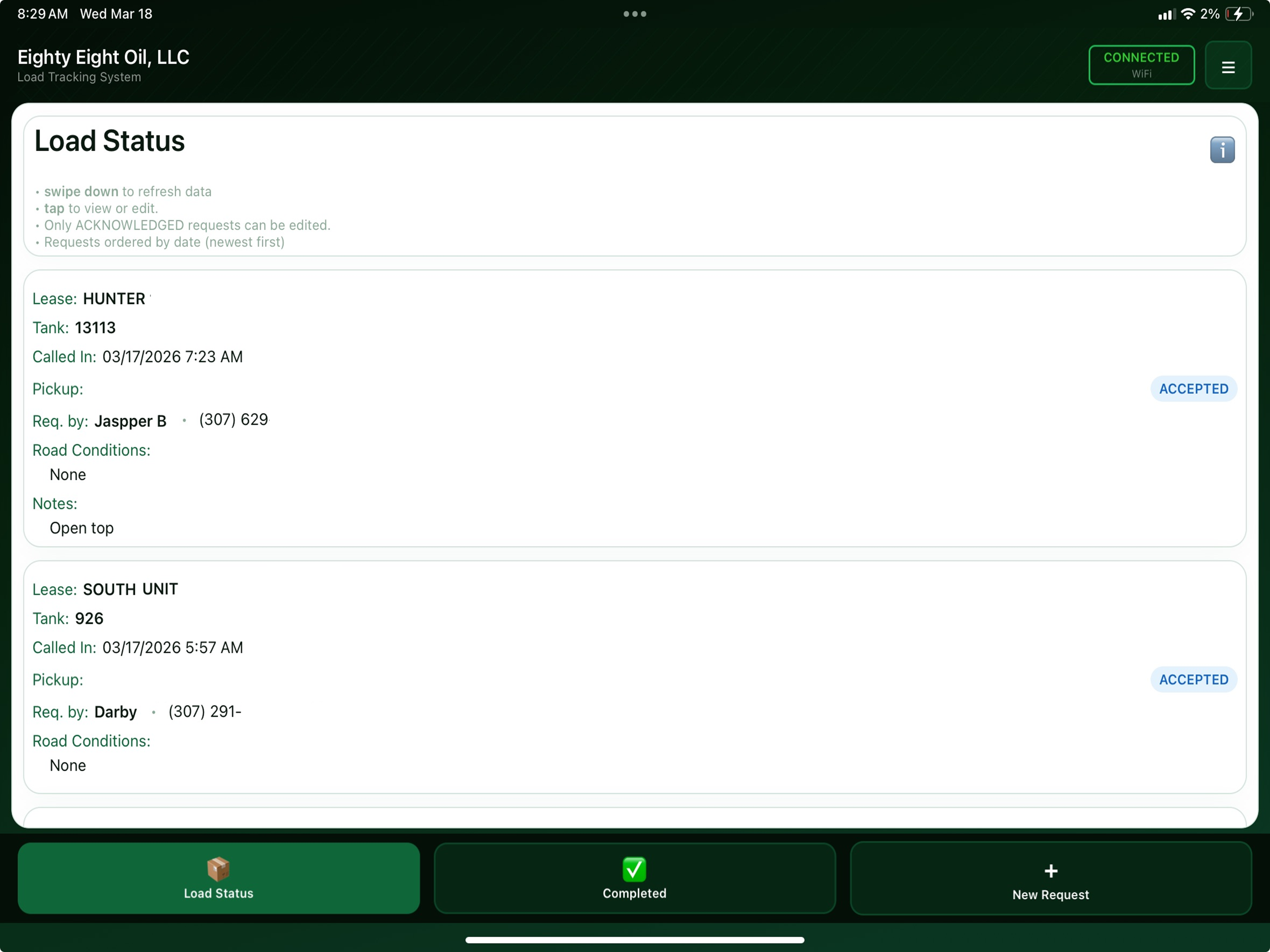 Load Tracking System screenshot 8