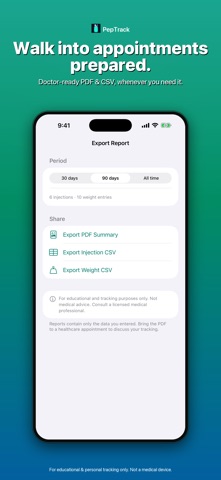 PepTrack: GLP-1 Tracker Screenshot 6 of 7