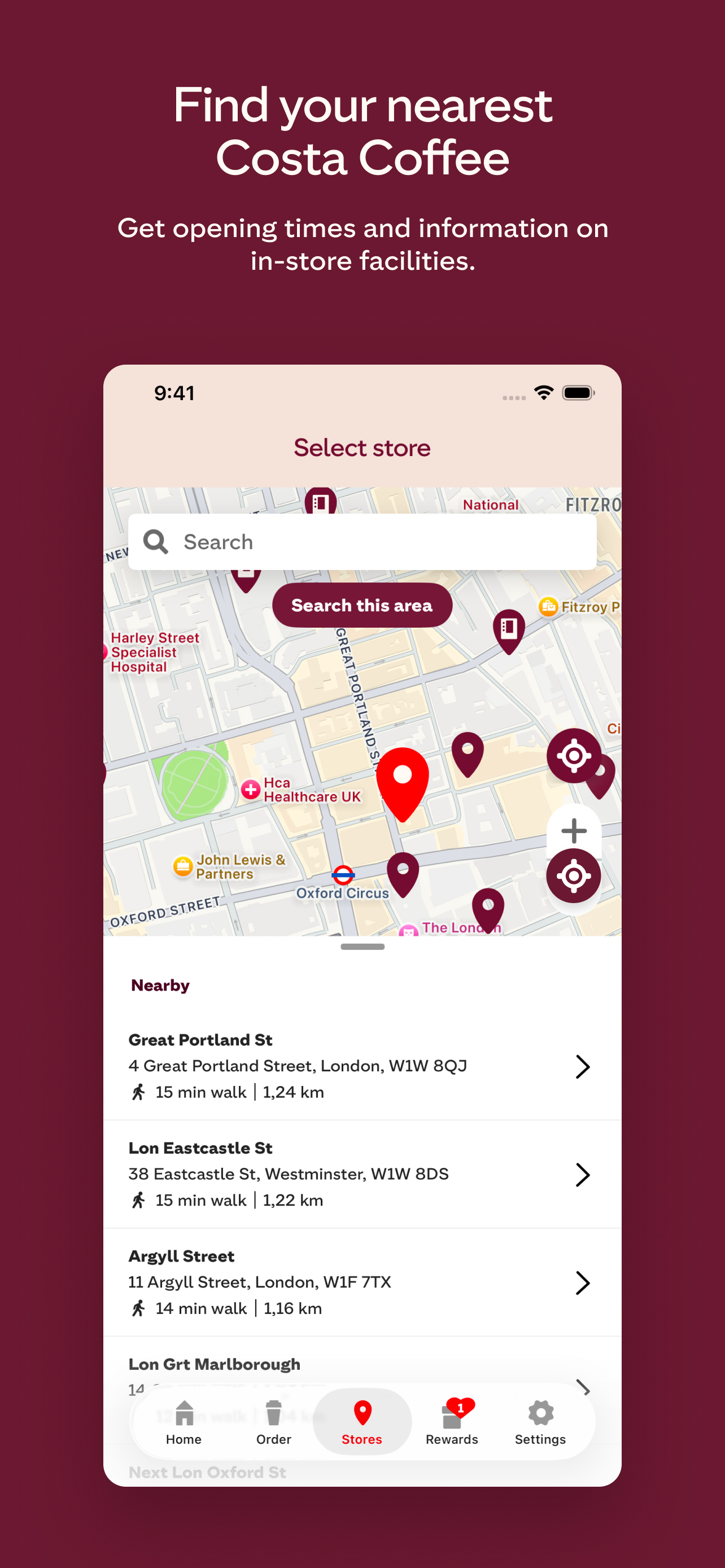 Costa Coffee Club screenshot 7