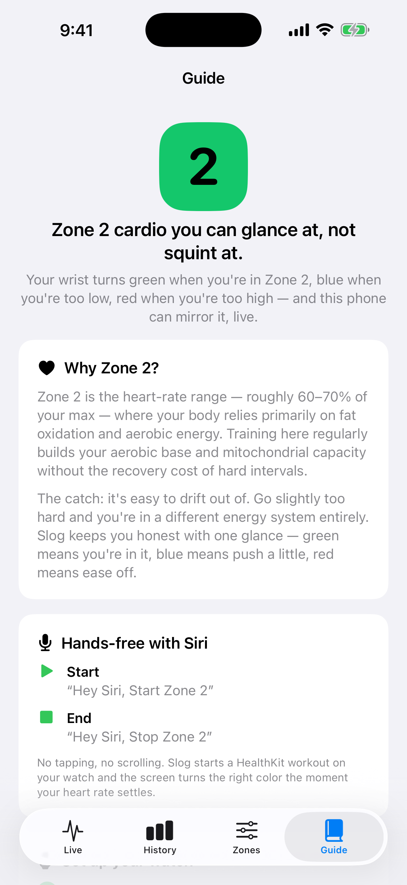 Slog: Zone 2 Cardio screenshot 5