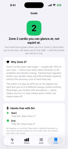 Slog: Zone 2 Cardio Screenshot 5 of 5