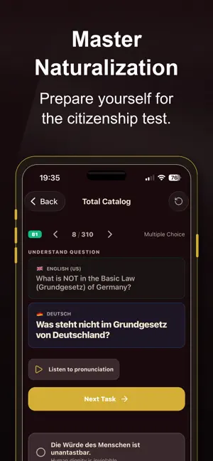 Learn German for Citizenship screenshot 2