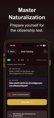 Learn German for Citizenship Screenshot 2 of 5