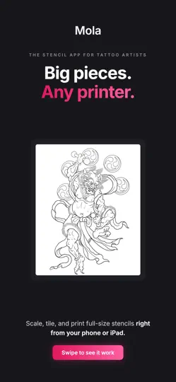 Screenshot von Mola - Tattoo auf dem iPhone 1