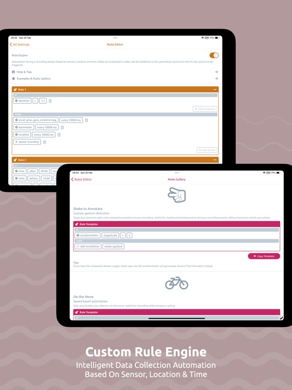 Sensor Logger iPad screenshot 6 - Utilities app