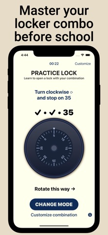 Practice Lock Combo - VaultX screenshot