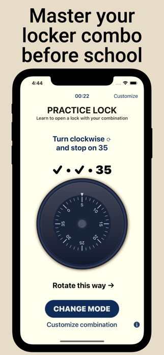 Practice Lock Combo - VaultX Screenshot 1 of 4