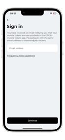 EPCR Ticketing screenshot