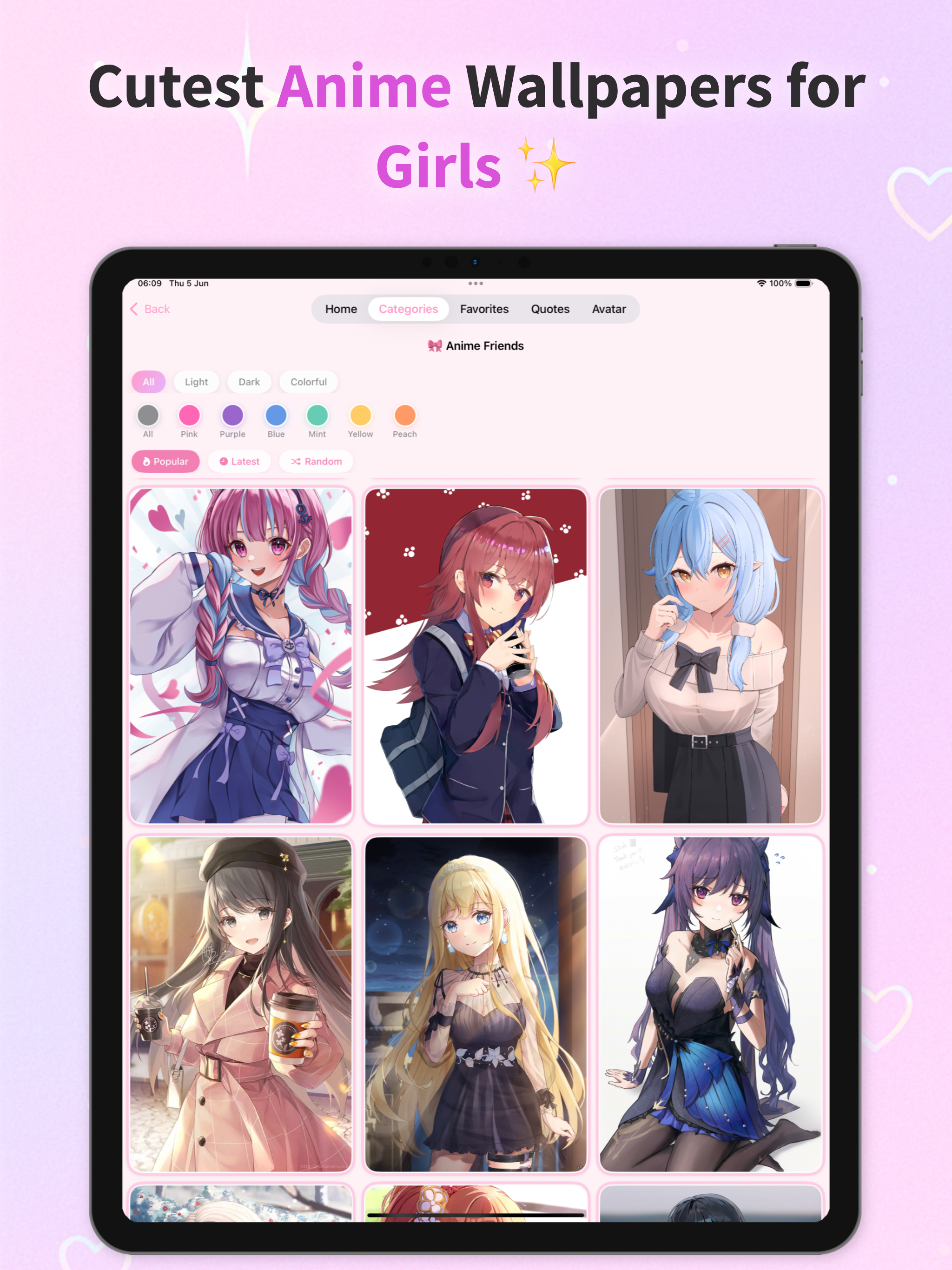 Cute Anime Waifu Wallpapers HD screenshot 10