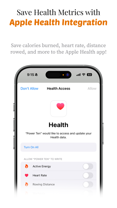 Power Ten Metrics iPhone screenshot 8 - Health & Fitness app