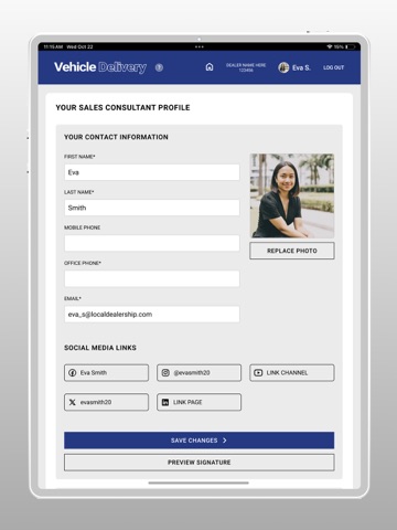 App screenshot