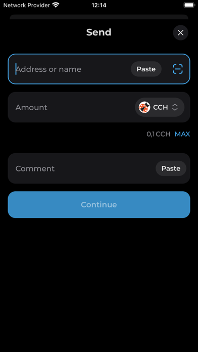 Cryptocash wallet