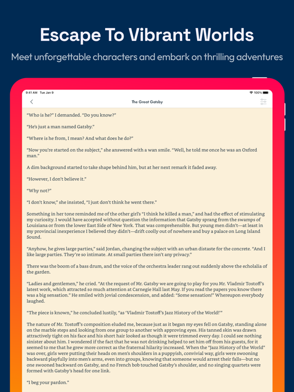 FreeBooks: 76,000+ Top Reads iPad screenshot 5 - Book app