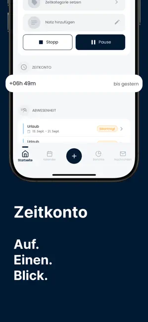 Crewmeister Zeiterfassung iPhone screenshot 5