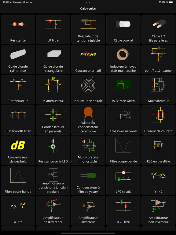 Screenshot #4 pour Calctronics: électroniques