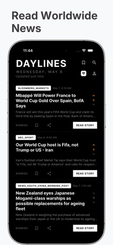 daylines: current news brief screenshot