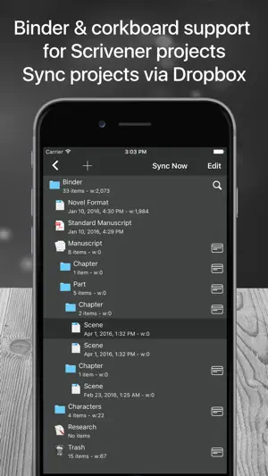 Scrivener Companion - Scrivo screenshot 3