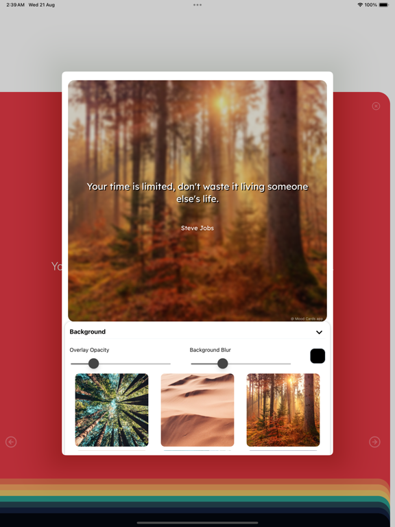 Screenshot #6 pour Mood Cards