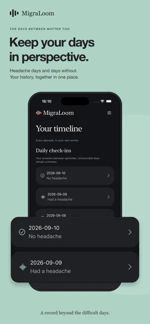 MigraLoom: Migraine Tracker screenshot 4