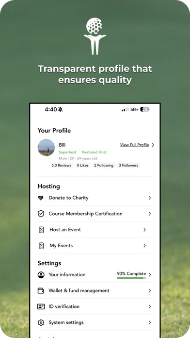 Screenshot 3 of TTSharegolf: Book & Host App