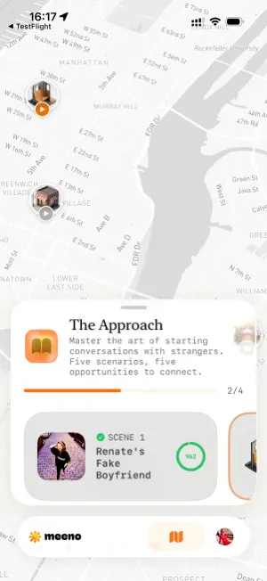 meeno - meet people IRL screenshot 1