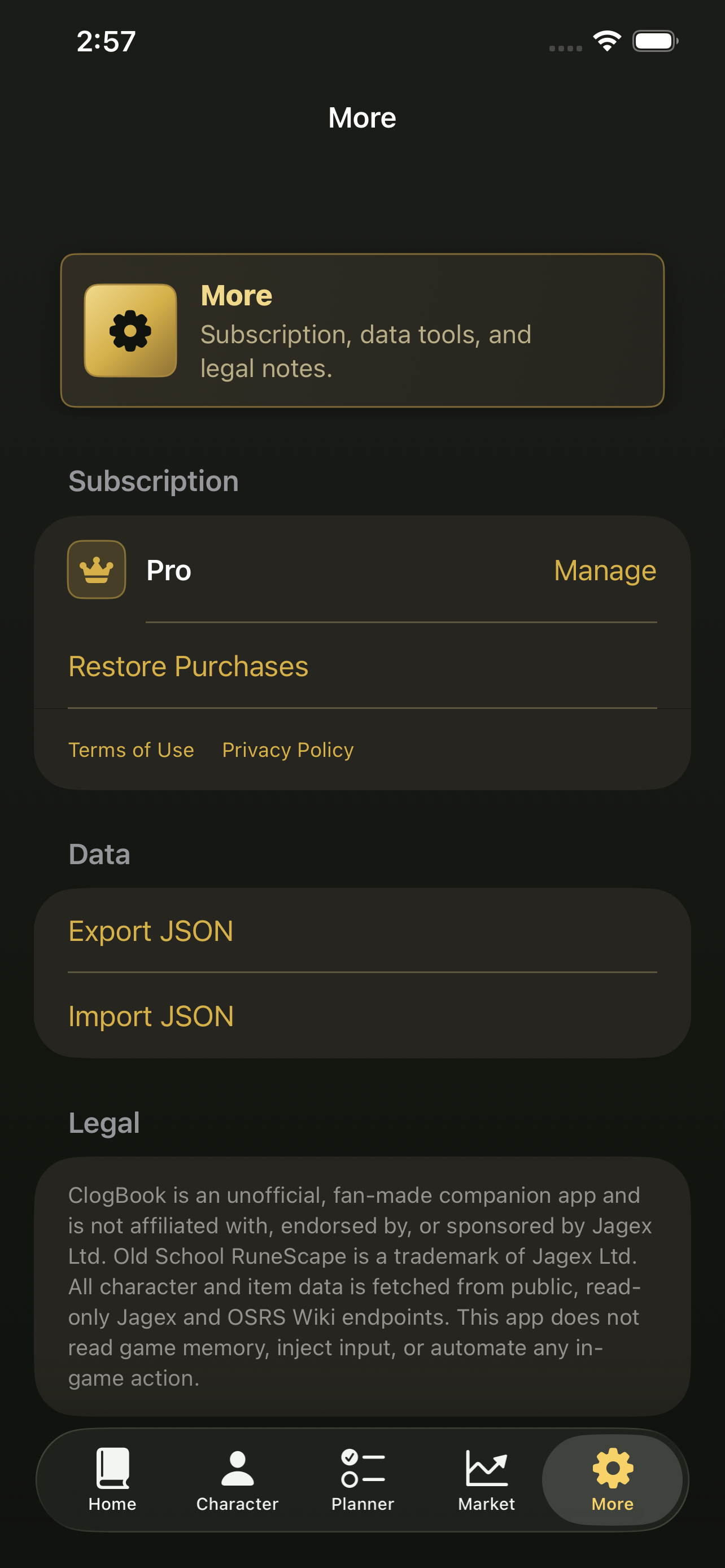 ClogBook screenshot 5